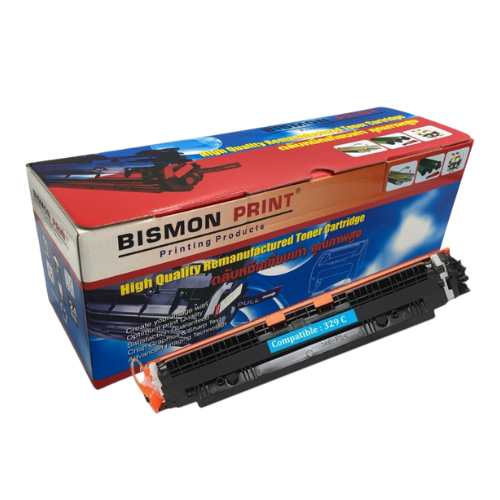 ตลับหมึกเทียบเท่า Toner Cartridge Compatible Canon 329 Cyan, CRG329 Remanufactured